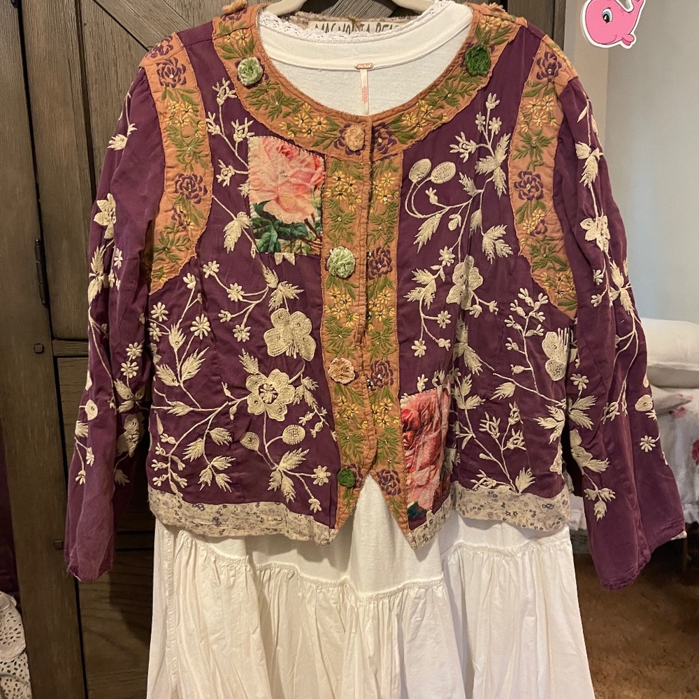 Magnolia pearl cropped jacket